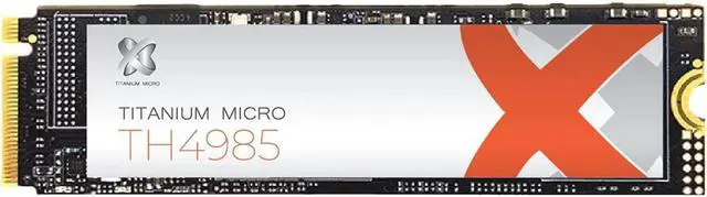 Alt view image 8 of 8 - Titanium Micro TH4985 4TB PCIe NVME 4.0 Gen 4 M.2 2280 Internal SSD
