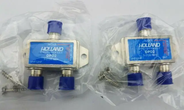 Alt view image 3 of 5 - 2 pack HOLLAND DIPLEXER COMBINER / 5-2150MHZ DPD2 28V 2A MAX / SATELLITE / FTA