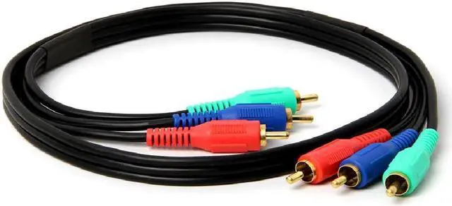 Alt view image 2 of 4 - COMPONENT VIDEO CABLE 3 RCA 6 FT RGB HDTV DVD VCR