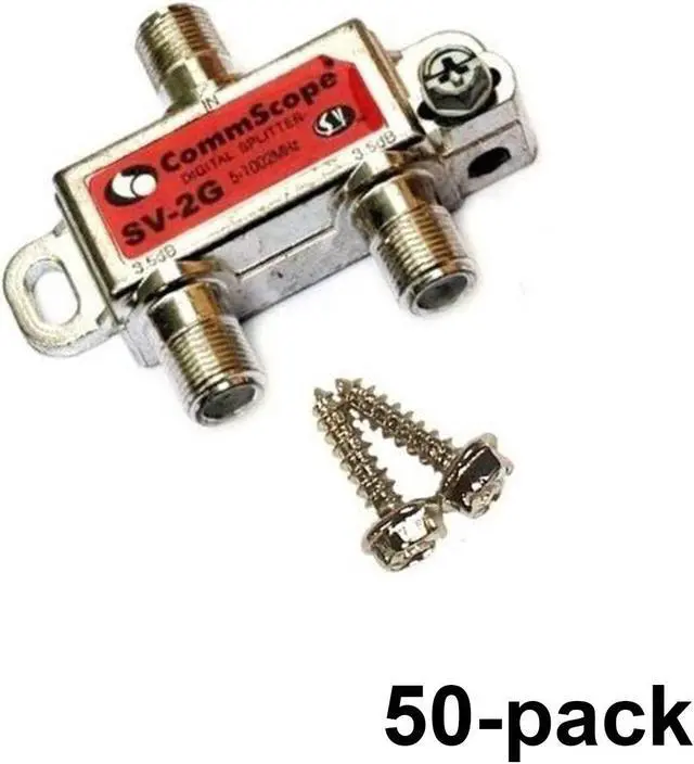 Main image of Commscope SV-2G 2-way Coaxial Splitter 5-1000mhz - 50 Pack
