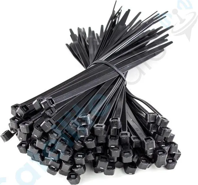 Alt view image 4 of 5 - USTC Cable Wire Zip Ties 50lb Strength USTC MCOU10003 Polyamide Nylon Black 7", 178mm