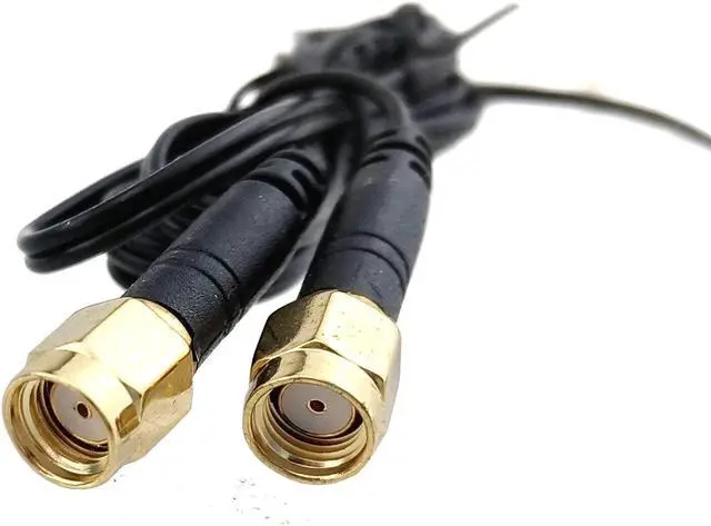 Alt view image 2 of 7 - QAREQU Wireless Antenna Mount Magnetic Stand RP-SMA WiFi Bluetooth Extension Cable