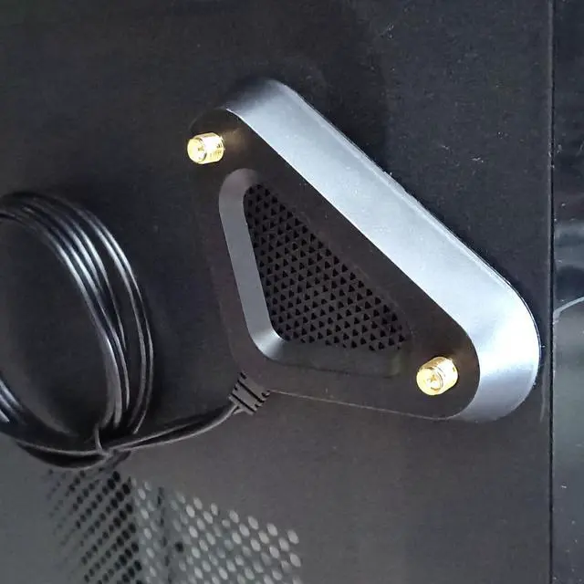 Alt view image 3 of 7 - QAREQU Wireless Antenna Mount Magnetic Stand RP-SMA WiFi Bluetooth Extension Cable
