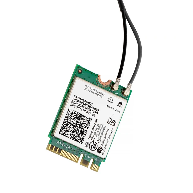 Alt view image 6 of 7 - 50pcs M.2 WiFi Bluetooth Internal Antenna Cable 40cm for Laptop PC MHF4 Wireless