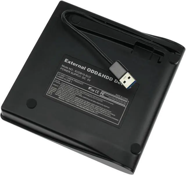 Alt view image 2 of 7 - External Blu-ray Player BD Combo Drive DVD CD Burner Single USB for Laptop PC