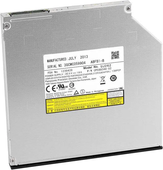Alt view image 5 of 7 - Internal 9.5mm SATA Blu-ray Player Movie Disc Reader DVD CD Burner Laptop Drive