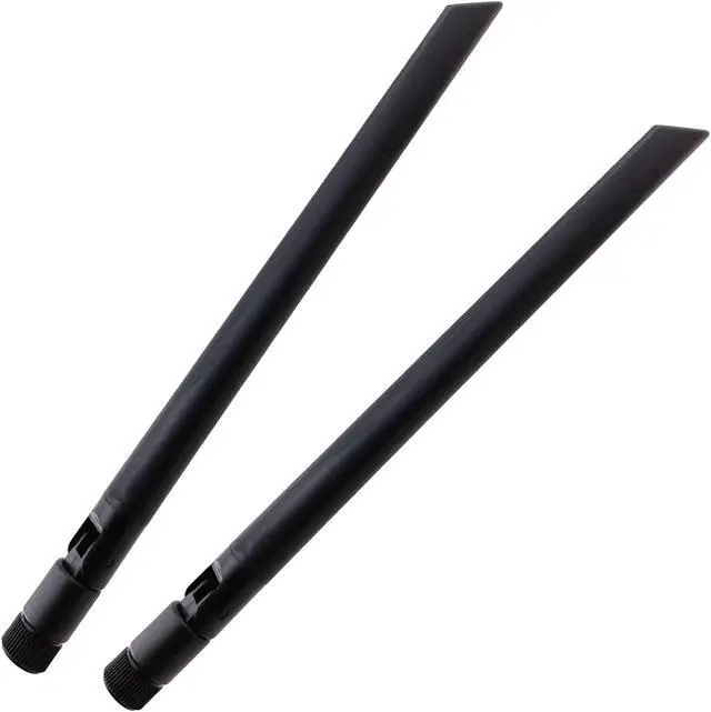 Main image of QAREQU WiFi Antenna (2-Pack) Dual Band 2.4GHz 5GHz 5.8GHz RP-SMA Male (Hole) 6dBi for Wireless Network Adapter Rouuter