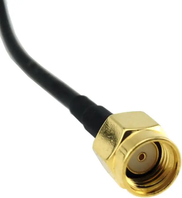 Alt view image 2 of 7 - 8dBi Wireless Antenna RP-SMA Extension Cable Magnetic Stand WiFi Range Booster