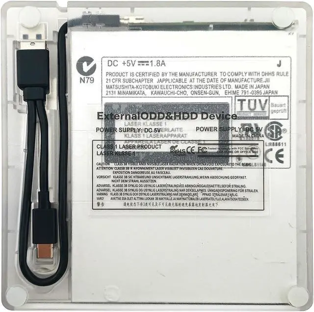Alt view image 2 of 7 - External USB 3.0 Type C Blu Ray Player BD Combo Drive Laptop DVD CD Disc Burner