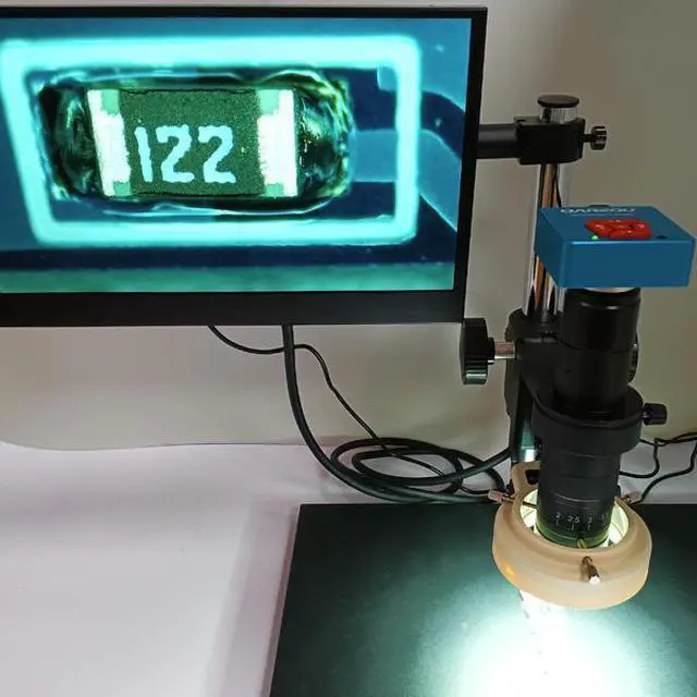 Alt view image 6 of 7 - QAREQU Industrial Digital Microscope Camera 1080P 60MP Photo 2K Video HDMI USB Cable