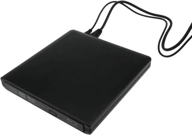Alt view image 5 of 5 - QAREQU External USB 3.0 Blu-ray Player BD-R Combo Drive DVD CD Burner