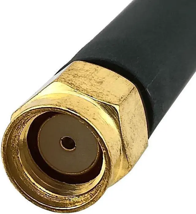 Alt view image 6 of 7 - QAREQU 2dBi Tiny Wireless Antenna 2.4G 5GHz WiFi Bluetooth Network RP-SMA Angled Adapter
