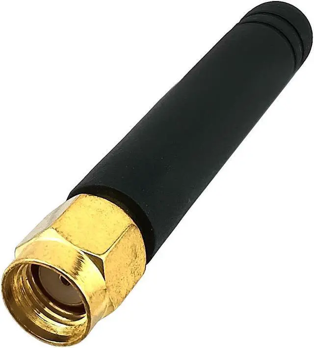 Alt view image 4 of 7 - QAREQU 2dBi Tiny Wireless Antenna 2.4G 5GHz WiFi Bluetooth Network RP-SMA Angled Adapter