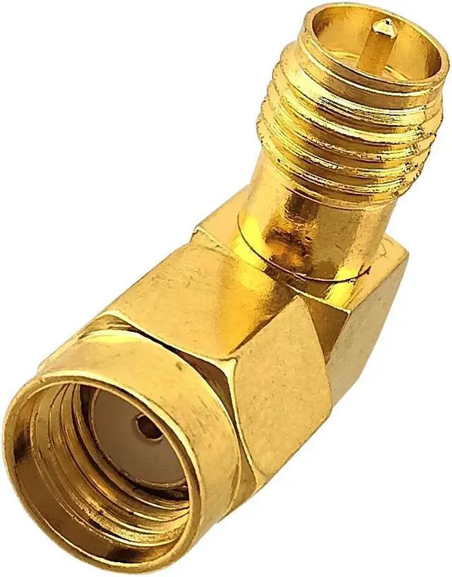 Alt view image 5 of 7 - QAREQU 2dBi Tiny Wireless Antenna 2.4G 5GHz WiFi Bluetooth Network RP-SMA Angled Adapter