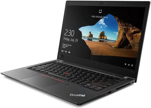 Alt view image 8 of 12 - Lenovo T480s Ultrabook, 14.0" FHD IPS  250 nits, i5-8250U,   UHD Graphics 620, 8GB, 256GB SSD, Win 10 Pro