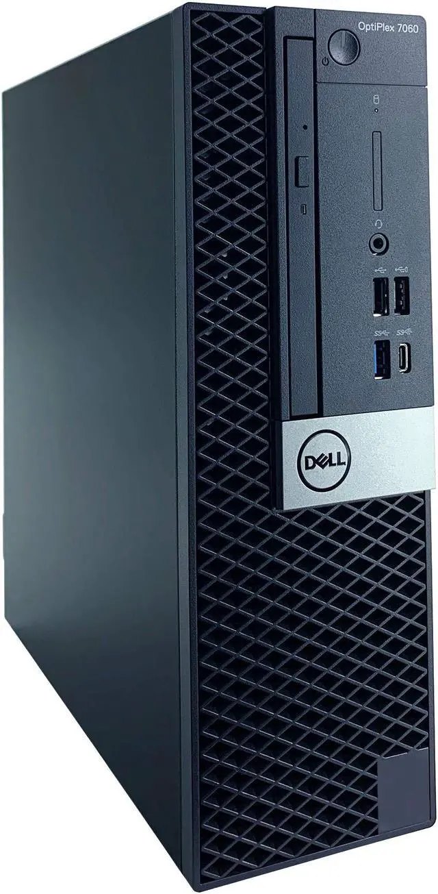 Alt view image 3 of 6 - Dell Optiplex 7060 SFF Desktop - 8th Gen Intel Core i7-8700 6-Core Processor up to 4.60 GHz, 24GB DDR4 Memory, 1TB Solid State Drive, Intel UHD Graphics 630, DVD Burner, Windows 10 Pro (64-bit)