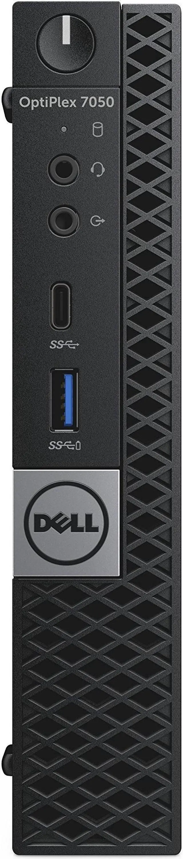 Alt view image 7 of 7 - Dell OptiPlex 7000 7050 Desktop Computer - Intel Core i7 (7th Gen) i7-7700T 2.90 GHz - 8 GB DDR4 SDRAM - 128 GB SSD - Windows 10 Pro 64-bit (English/French/Spanish) - Micro PC
