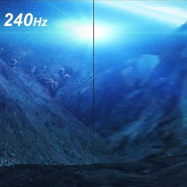 Alt view image 8 of 20 - Acer Predator XB273 Xbmiprzx 27" FHD (1920 x 1080) IPS NVIDIA G-SYNC Gaming Monitor with Up to 0.1ms (G to G), 240Hz, 99% sRGB (1 x Display Port & 1 x HDMI Port), Black