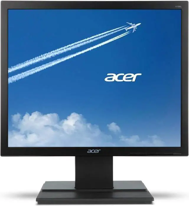 Alt view image 12 of 16 - Acer V196L Bb 19" 1280 x 1024 SXGA Resolution 75Hz VGA 5:4 Aspect Ratio Acer eColor Technology EcoDisplay Backlit LED IPS Monitor