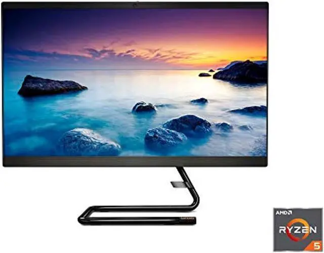 Alt view image 11 of 15 - Lenovo IdeaCentre AIO 3, 24" All-in-One Computer, AMD Ryzen 5 4500U Mobile Processor, Integrated Graphics, 16GB DDR4, 512GB M.2 NVMe SSD, DVD RW Drive, Windows 10, F0EW005SUS, Business Black
