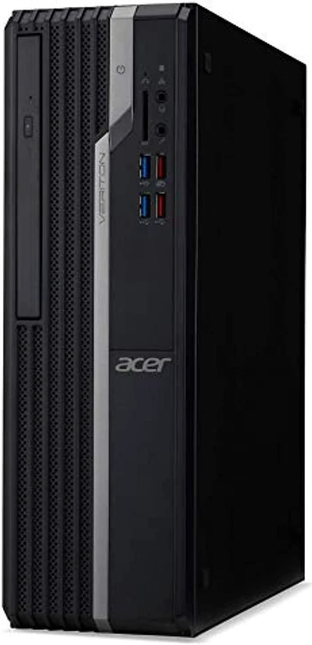 Alt view image 4 of 7 - Acer Veriton VX4665G-I3910H1 Desktop, 9th Gen Intel Core i3-9100, 8GB DDR4, 1TB 7200RPM HDD, 8X DVD, Intel Wireless-AC 9260 802.11ac Gigabit WiFi 5, Keyboard and Mouse, Windows 10 Profe (DT.VSXAA.001)