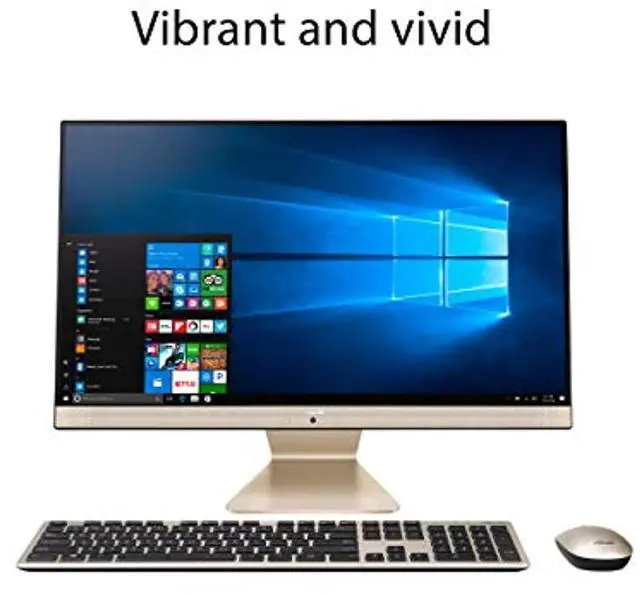 Alt view image 5 of 5 - ASUS AiO All-in-One Desktop PC, 23.8? FHD Anti-glare Display, Intel Pentium Gold 7505 Processor, 8GB DDR4 RAM, 256GB PCIe SSD, Windows 10 Home, Kensington Lock, V241EA-ES001 (V241EA-ES001)