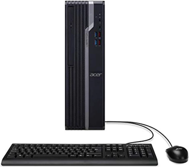 Main image of Acer Veriton VX4665G-I3910H1 Desktop, 9th Gen Intel Core i3-9100, 8GB DDR4, 1TB 7200RPM HDD, 8X DVD, Intel Wireless-AC 9260 802.11ac Gigabit WiFi 5, Keyboard and Mouse, Windows 10 Profe (DT.VSXAA.001)