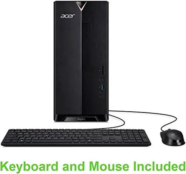 Alt view image 5 of 5 - Acer Aspire TC-895-UA92 Desktop, 10th Gen Intel Core i5-10400 6-Core Processor, 12GB 2666MHz DDR4, 512GB NVMe M.2 SSD, 8X DVD, 802.11ax Wi-Fi 6, USB 3.2 Type C, Windows 10 Home (DT.BF2AA.002)