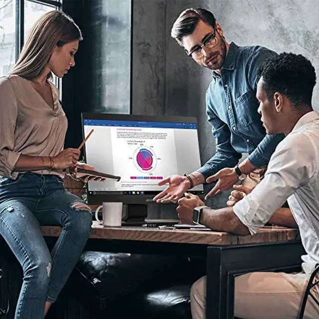 Alt view image 16 of 20 - Acer Veriton Z4660G All-in-One Computer - Intel Core i5 (8th Gen) i5-8500 3 GHz - 8 GB DDR4 SDRAM - 1 TB HDD - 21.5" 1920 x 1080 - Windows 10 Pro 64-bit - Desktop