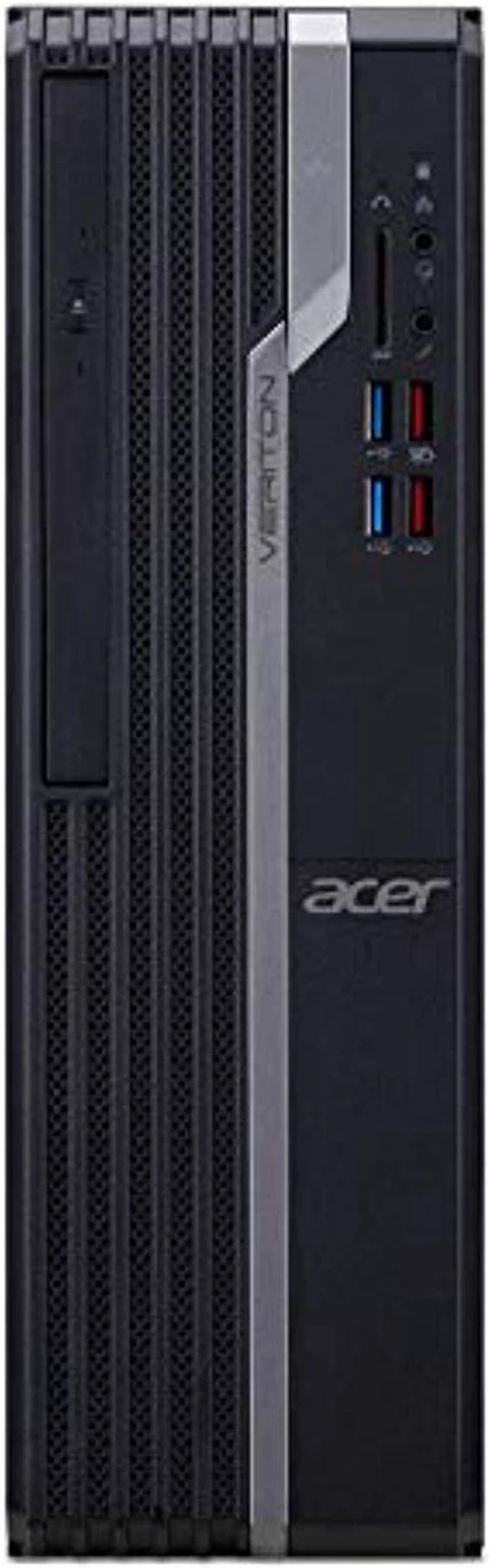 Alt view image 3 of 7 - Acer Veriton VX4665G-I3910H1 Desktop, 9th Gen Intel Core i3-9100, 8GB DDR4, 1TB 7200RPM HDD, 8X DVD, Intel Wireless-AC 9260 802.11ac Gigabit WiFi 5, Keyboard and Mouse, Windows 10 Profe (DT.VSXAA.001)