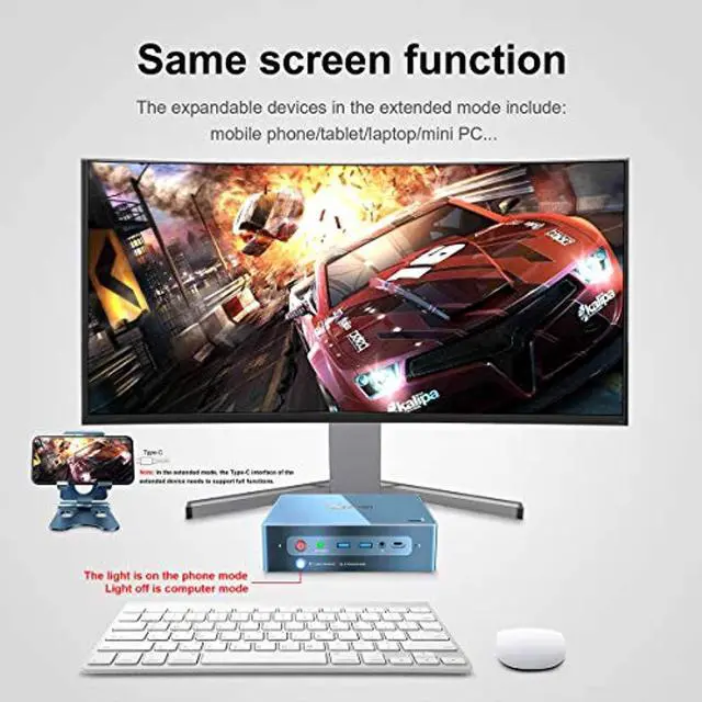 Alt view image 3 of 5 - Beelink GTR PRO Mini PC Windows 10 Pro,AMD Ryzen 5 3550H Processor(up to 3.7 GHz) 16GB DDR4 512GB NVMe SSD+1TB HDD,WiFi 6,BT5.0,Dual Gigabit Ethernet,Multi-Screen Interactive,4K Hi-Fi soundGaming PC