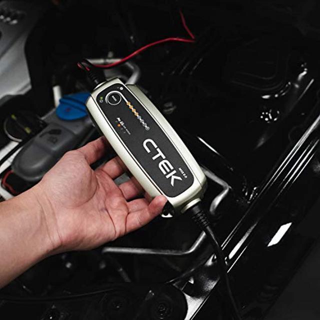 Alt view image 3 of 6 - CTEK - 40-206 MXS 5.0 Fully Automatic 4.3 amp Battery Charger and Maintainer 12V (40-206) (40-206)