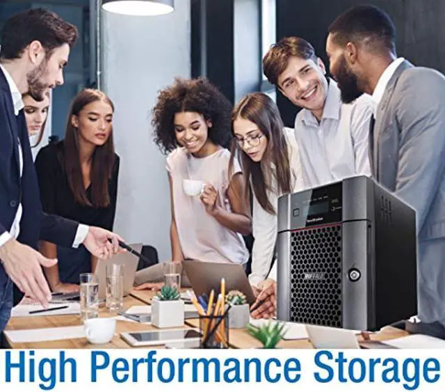 Alt view image 3 of 5 - BUFFALO TeraStation 5410DN Desktop 4 TB NAS Hard Drives Included (2 x 2TB, 4 Bay) (TS5410DN0402)