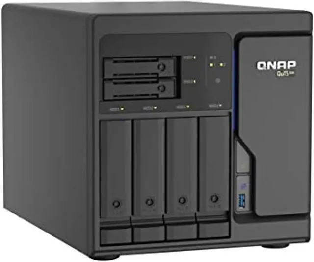 Alt view image 2 of 5 - QNAP TS-h686 6 Bay Enterprise NAS with Intel Xeon D-1602 and Four 2.5GbE Ports (TS-h686)