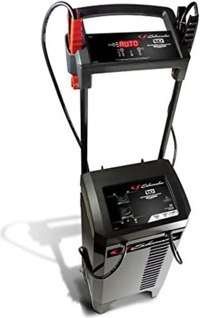 Main image of Schumacher SC1326 275 Amp 40 Amp 6V/12V Fully Automatic Smart Battery Charger with Engine Starter, Boost, and Maintainer for Testing and Charging for Cars, Trucks, SUVs, Marine, RV Batteries (SC1326)