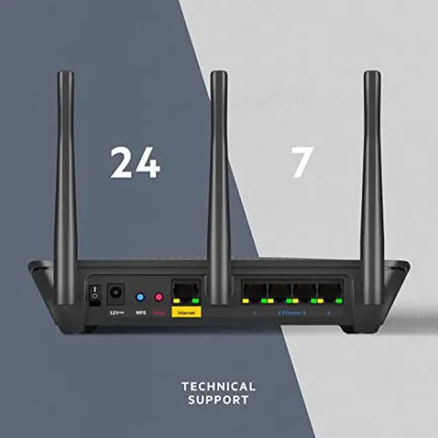 Alt view image 2 of 5 - Linksys Dual-Band WiFi Router for Home (Max-Stream AC1900 MU-Mimo Fast Wireless Router) (EA7500-4B) (EA7500-4B)