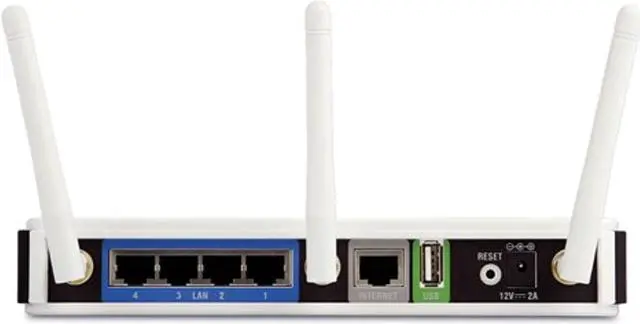 Alt view image 4 of 5 - D-Link DIR-855 Extreme-N Duo Dual-Band Draft 802.11n Media Router,white (DIR-855)