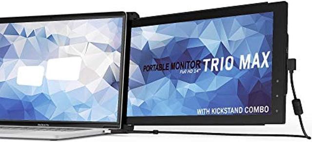Mobile Pixels 14'' Trio Max (w/Kickstand) Portable Monitor for Laptops Full  HD IPS USB A/Type-C USB Powered On-The-Go, Plug and Play Mac Windows  Nintendo Switch (Trio Max (14.1