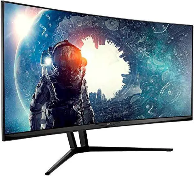 Alt view image 2 of 17 - Monoprice 35" Zero-G Curved Ultrawide Gaming Monitor V2 - 21:9, UWQHD, 3440 x 1440p (2K), 100Hz, 4ms, AMD FreeSync, HDMI, DisplayPort, VA
