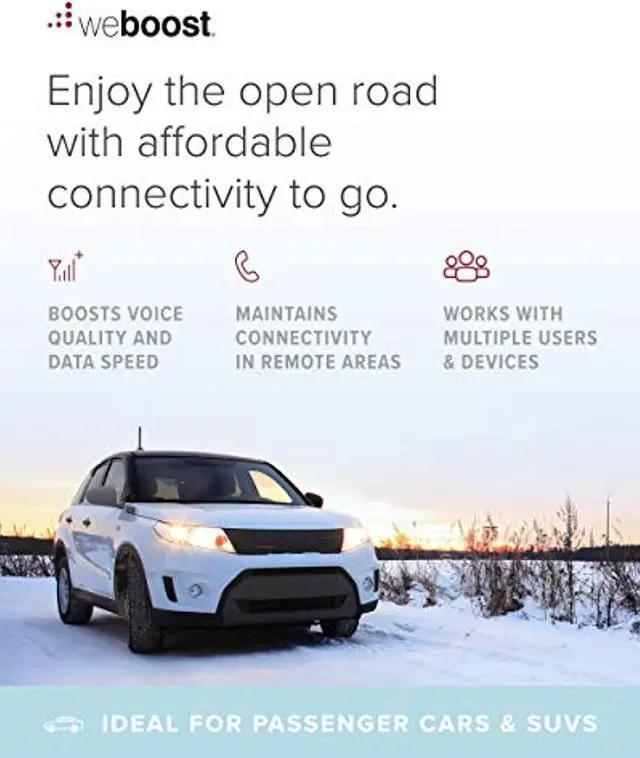 Alt view image 5 of 5 - weBoost Drive X (475021) Vehicle Cell Phone Signal Booster | Car, Truck, Van, or SUV | U.S. Company | All U.S. Carriers - Verizon, AT and T, T-Mobile, Sprint  and  More | FCC Approved (475021)