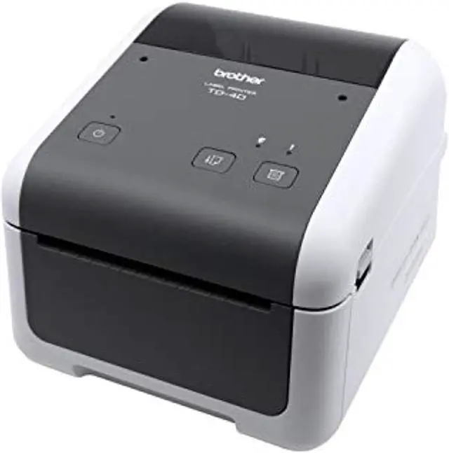 Alt view image 5 of 5 - Brother TD4420DN 4-inch Thermal Desktop Barcode and Label Printer, 203 dpi, 8 IPS, Standard USB and Serial, Ethernet LAN (TD4420DN)