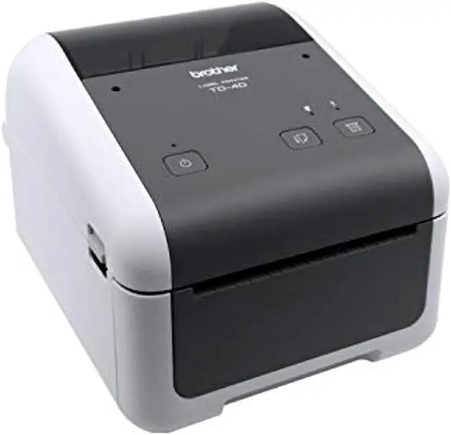 Alt view image 3 of 5 - Brother TD4420DN 4-inch Thermal Desktop Barcode and Label Printer, 203 dpi, 8 IPS, Standard USB and Serial, Ethernet LAN (TD4420DN)
