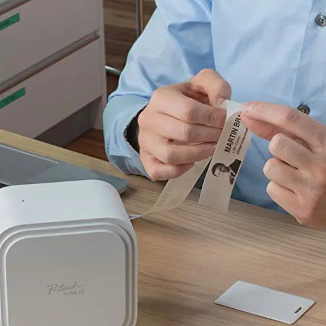 Alt view image 5 of 5 - Brother P-Touch Cube XP Label Maker with Bluetooth Wireless Technology PT- P910BT (PTP910BT)