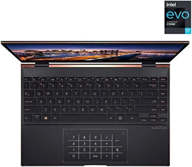 Alt view image 3 of 5 - ASUS ZenBook Flip S Ultra Slim Laptop, 13.3? 4K UHD OLED Touch Display, Intel Evo Platform - Core i7-1165G7 CPU, 16GB RAM, 1TB SSD, Thunderbolt 4, TPM, Windows 10 Pro, Jade Black, UX37 (UX371EA-XH77T)