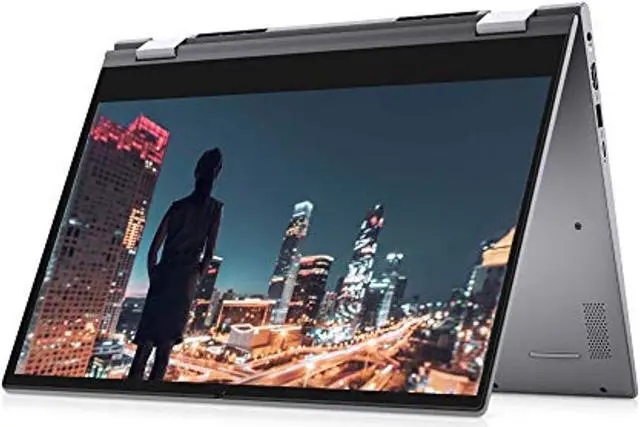 Alt view image 2 of 5 - Dell Inspiron 14 5000 2-in-1 FHD 1080p Touch Display, 11th Gen Intel Core i7, 12GB Memory, 512GB SSD, Intel Iris Xe Graphics, Fingerprint Reader, Windows 10 Home, Titan Grey (i5406-7207GRY-PUS)
