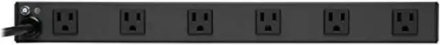 Alt view image 3 of 5 - Tripp Lite RS1215-RA Rackmount Network-Grade PDU Power Strip, 12 Right Angle Outlets Wide-Spaced, 15A, 15ft Cord w/ 5-15P Plug,, Black (RS1215-RA)