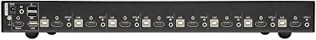 Alt view image 2 of 5 - Tripp Lite KVM Switch, 8 Port HDMI USB with Audio and USB Sharing KVM Switch, 1U Rack Mount (B024-HU08) (B024-HU08)