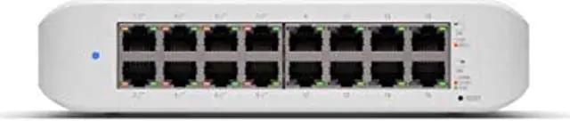 Alt view image 2 of 5 - Ubiquiti UniFi Switch Lite 16 PoE | 16-Port Gigabit Switch with 8 PoE+ 802.3at Ports (USW-Lite-16-PoE) (USW-Lite-16-PoE)