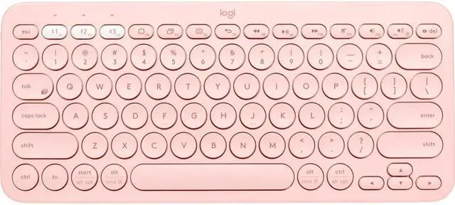 Main image of Logitech - K380 Bluetooth Scissor Keyboard - Rose (920-009599)
