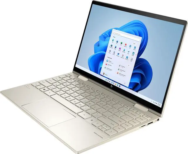 Alt view image 2 of 7 - HP - ENVY 2-in-1 13.3" Touch-Screen Laptop - Intel Evo Platform - Core i7 - 8GB Memory - 512GB SSD - Pale gold (13M-BD0033DX)